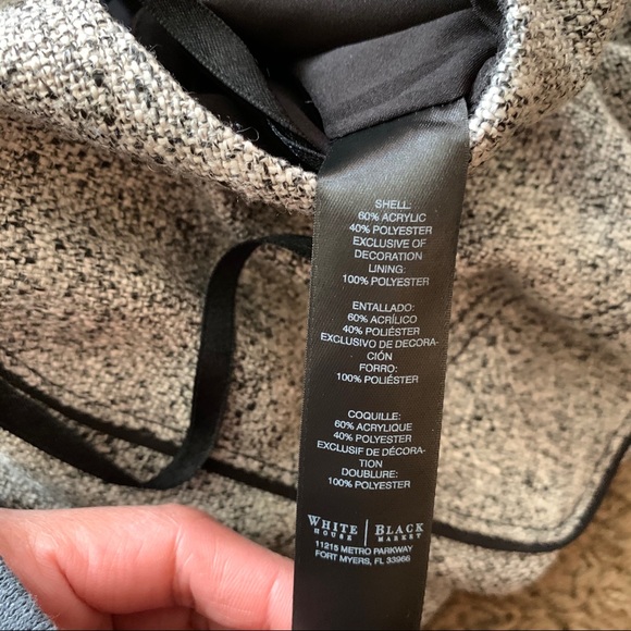 LIKENew White House Black Market Gray Casual Dress - Picture 9 of 14